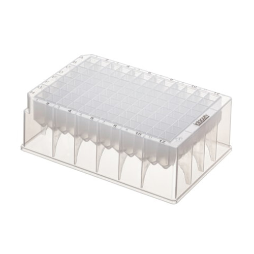 Labcon - pureplus 96 well deep well plates with square wells and clear lid